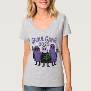 Camiseta Trendy Ghoul Gang Café Squad Halloween 2025