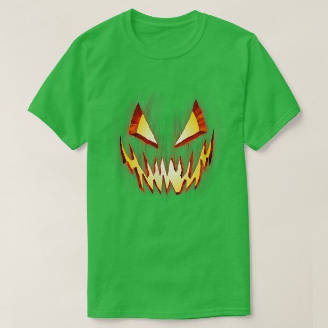 Camiseta Trendy Halloween Jack O Lanterna Sorri (Frente do Design)