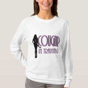Camiseta trendy hot silhouette cougar em treinamento