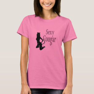Camiseta Trendy hot silhouette cougar Lady