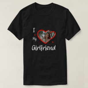Camiseta Trendy I Love My Namorada Heart Photo