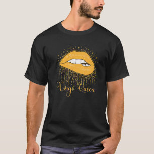 Camiseta Trendy Lip Biting Virgo Queen Lábios Graphic De