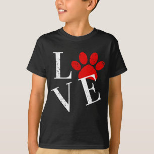 Camiseta TRENDY LOVE DOG PAW