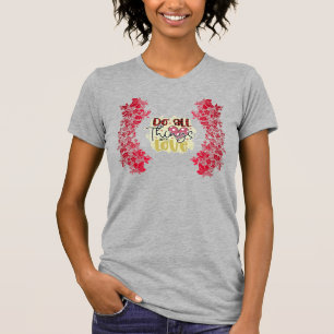 Camiseta Trendy Love Glitter Dia de os namorados