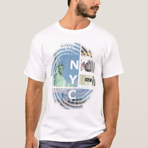 Camiseta Trendy Modern Elegante Nova Iorque Manhattan Nyc