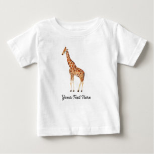 Camiseta Trendy Personalized Safari Animal Giraffe