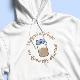Camiseta Trendy Retro Sourdough Starter Bakery Hoodie Engra