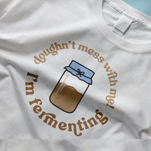 Camiseta Trendy Retro Sourdough Starter Bread Baker Engraça