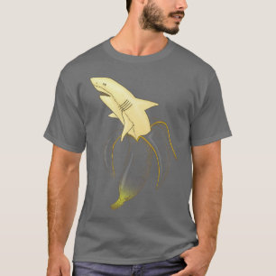 Camiseta Trendy Shark Banana Humor Animal