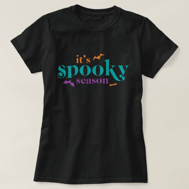 Camiseta Trendy Spooky Season Halloween (Frente do Design)