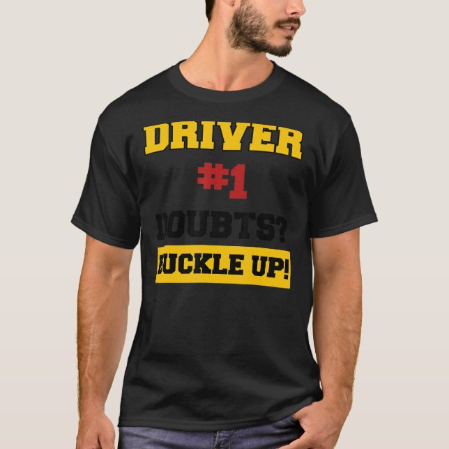 Camiseta Trendy Statement Racer Motoring Racing Car Driver (Frente)