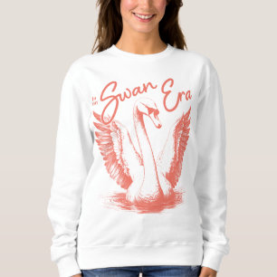 Camiseta Trendy Swan Era Coral Impressão