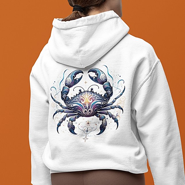 Camiseta Trendy Watercolor Cancer Zodiac Sweatshirt (Criador carregado)
