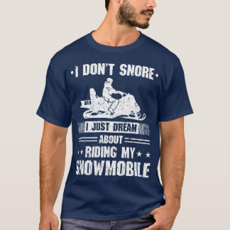 Camiseta Trenó a Motor Esportes de Inverno Divertido Amigo 