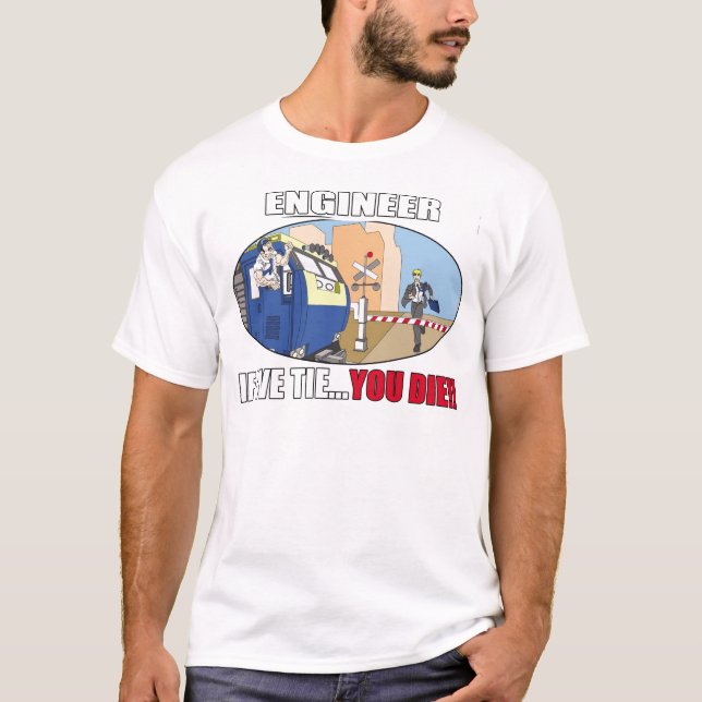 CAMISETA TRENS DOS PRODUTOS DO ENGENHEIRO - LOCOMOTIVA - (Frente)