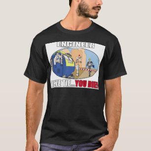 CAMISETA TRENS DOS PRODUTOS DO ENGENHEIRO - LOCOMOTIVA -