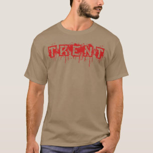 Camiseta Trent First Name Halloween Costume Personalizado