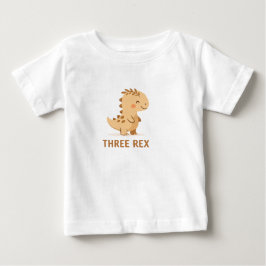 Camiseta Três Amantes de Café T-Rex – Ilustração de Café de