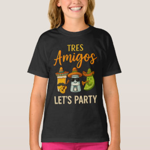 Camiseta Tres Amigos Tequila Salt Limão Cinco De Mayo