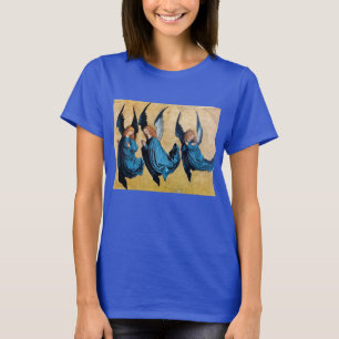 CAMISETA TRÊS ANJOS EM AZUL