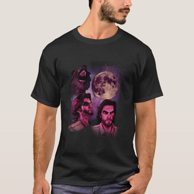 Camiseta Três Bigby Wolf Moon (Frente)