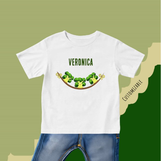Camiseta Três brócolis (Criador carregado)