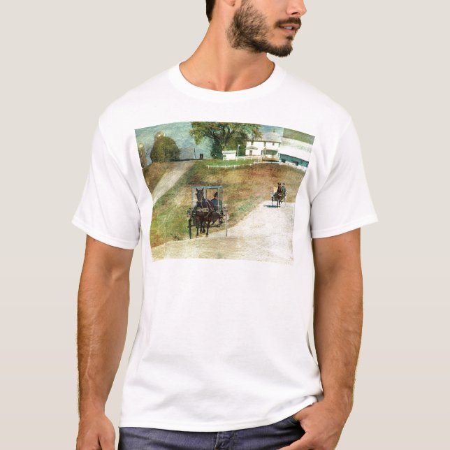 Camiseta Três Buggies Amish (Frente)