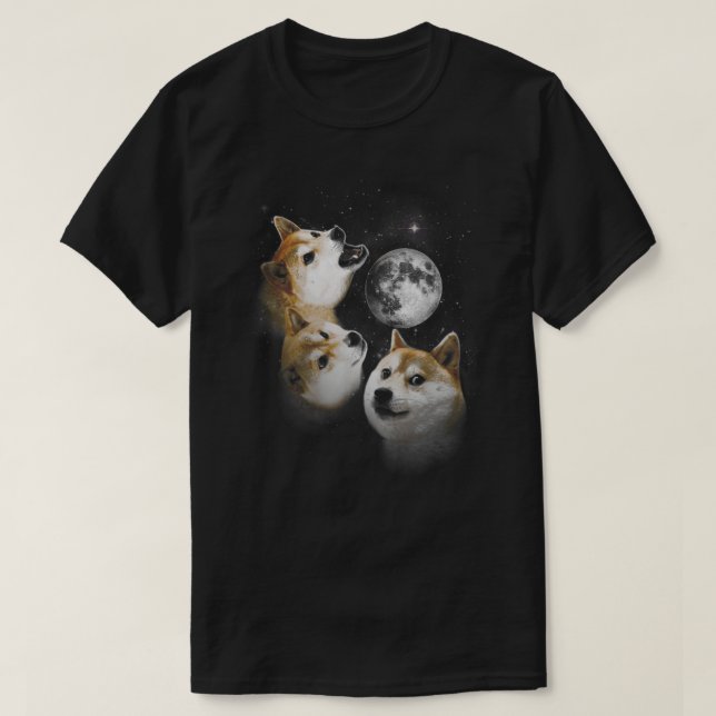 Camiseta Três Cães Lua Essencial (Frente do Design)
