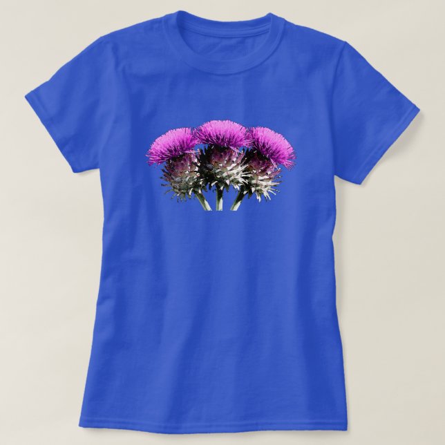 Camiseta Três Cardos Escoceses (Frente do Design)