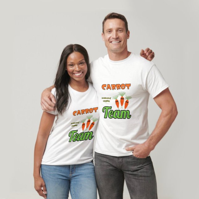 Camiseta Três cenouras engraçadas (Criador carregado)