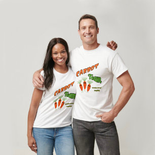 Camiseta Três cenouras engraçadas
