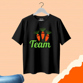 Camiseta Três cenouras engraçadas