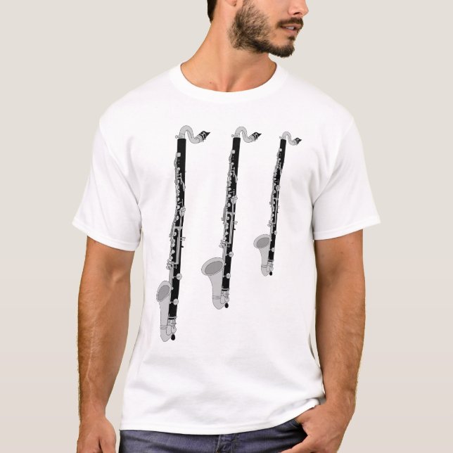 Camiseta Três Clarinets de Bass (Frente)