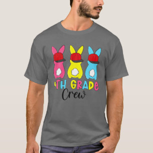 Camiseta Três Coelhos Crianças do Dia da Tripulação Coelhin