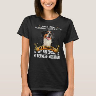 Camiseta Três coisas que você não mama com a Montanha Berne