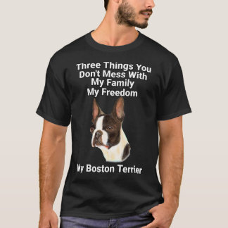 Camiseta Três Coisas Que Você Não Quer Mentir Com Boston Te