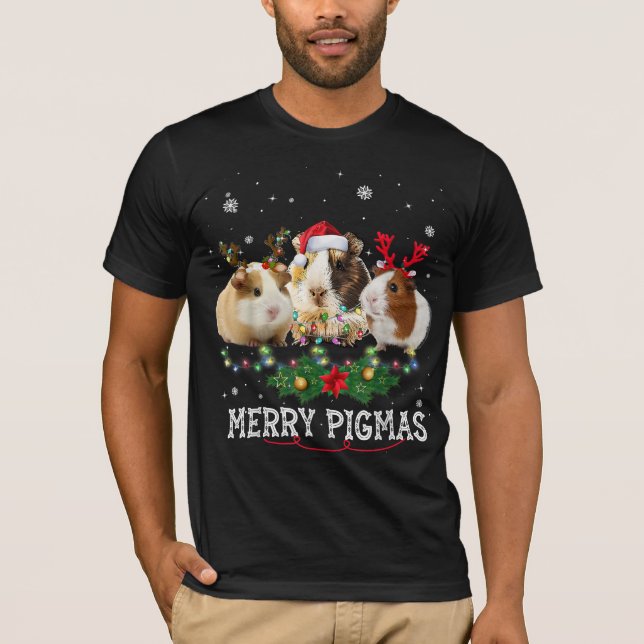 Camiseta Três copos de natal Noel Hat (Frente)
