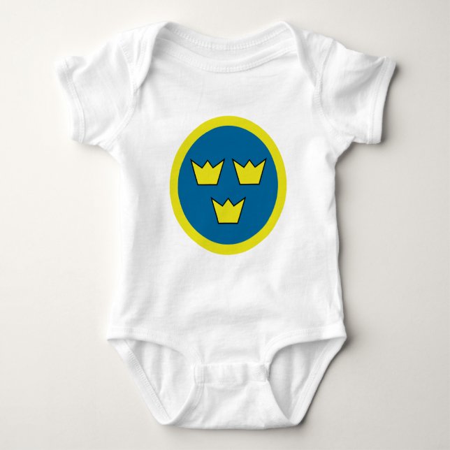 Camiseta Três Corvos Insignia Sueca (Frente)
