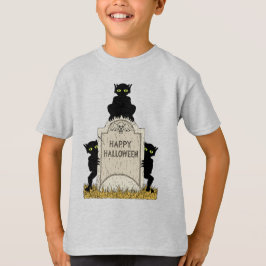 Camiseta Três Diabinhos Feliz Halloween