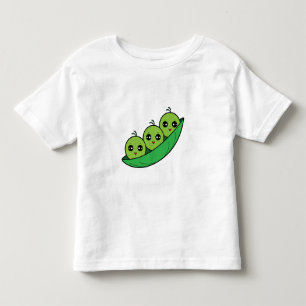 Camiseta Três Ervilhas em um Pod
