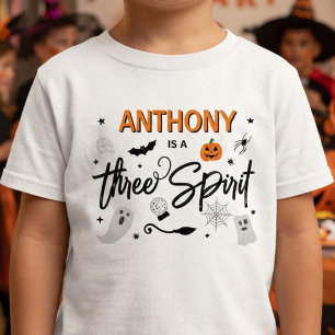 Camiseta Três Espíritos! Festa de Aniversário de 3 anos de