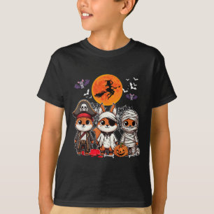 Camiseta Três Esquilos Engraçados Pirata Pirata Boo Mummy H