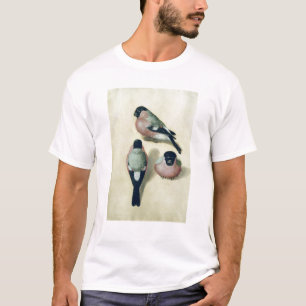 Camiseta Três estudos de um bullfinch