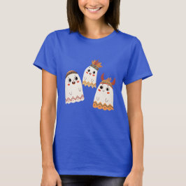Camiseta Três fantasmas alegres com manobras únicas