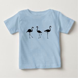 Camiseta Três flamingos
