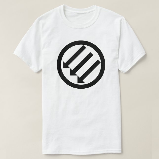 Camiseta Três Flechas Antifascismo (Frente do Design)