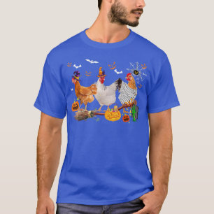 Camiseta Três Galinhas Múmia das Bruxas Assustadoras Pumpki