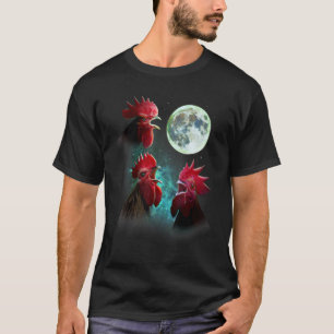Camiseta Três Galos Galinhas Uivam à Lua 3 Lobos Lobos