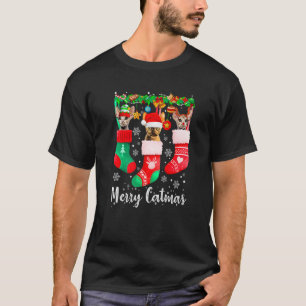 Camiseta Três Gatos Devon Rex Em Catmas De Feliz De Gato