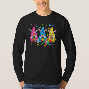 Camiseta Três Gnomos Autismo Conscientização Peça do Quebra